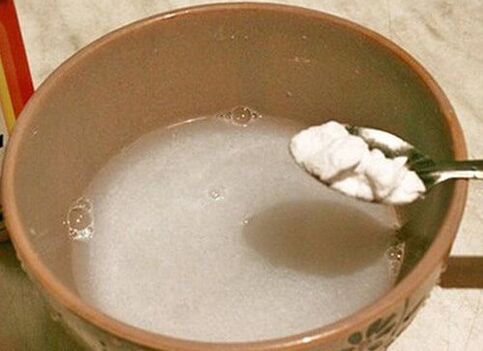 soluzione di soda per l'ingrandimento del pene